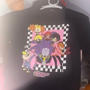 Black Powerpuff Girls Graphic T-Shirt